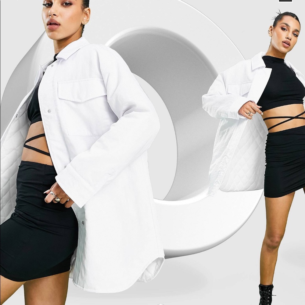 ASOS nylon shacket - Picture 2 of 4